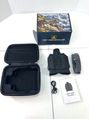 Night Vision Binoculars 5K Monocular - Black